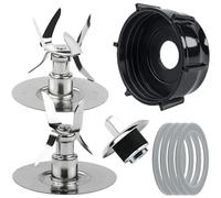 Szwaldaper Piezas de Repuesto for Cuchillas de Hielo for licuadoras Oster y Osterizer 4980 4961 Junta Perno de Acoplamiento Kit de Pasador de Deflector Reemplazo de Cuchillas para licuadora