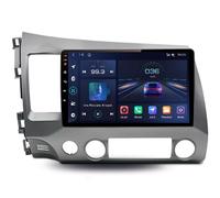 Szwaldaper Radio con GPS for Coche, Radio con Android, 2 DIN, con Voz IA, for Civic, 8, años 2005 a 2012, Carplay, 4G, 2 DIN, V1pro Sistema Multimedia para Coche(WiFi (2GB 32GB) V1)