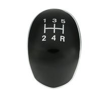 Szwaldaper Reemplazo de inserción de velocidad de 5/6, for Ford, for Focus MK2 MK3, for Fiesta C-max B-max, for Galaxy, for Kuga Pomo de palanca de cambios(Black 5 Speed)
