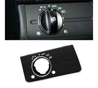 Szwaldaper Reemplazo de la Cubierta del Interruptor de los Faros Delanteros del Tablero de Instrumentos for Mercedes Benz W211 Clase E 320 350 550 2003 2004 2005 2006 2007 2008(Black Model A)