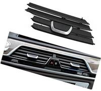 Szwaldaper Rejilla de salida ventilación CA for salpicadero coche LHD RHD, for, serie 5 G30 G31 6S GT G32 520d 525i 530i 540i Ventilación de aire acondicionado para automóvil(BLACK Middle Right)