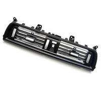 Szwaldaper Salida de aire acondicionado, for, Serie 5 for F10 F11 F18 520 521 523 LHD RHD Rejilla ventilación cromada central delantera Ventilación de aire acondicionado para automóvil(BLACK Central)