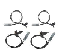 Szwaldaper Sensor de velocidad de rueda ABS delantero y trasero izquierdo y derecho, 4 Uds., for 318 320 323 325 328 M3 34521163027 34521182067 Reemplazo del sensor de velocidad