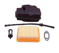 Szwaldaper Silenciador de Escape, for STIHL, FS120 FS200 FS250 Kit de Junta de línea de Filtro de Aire y Combustible Herramienta de Repuesto for cortadora de césped Pieza 4134 140 0602 Szwaldaper