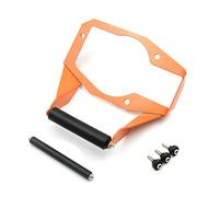 Szwaldaper Soporte de navegación for Instrumento de Motocicleta, Adaptador de Montaje for Montaje GPS, for 1050 1090 1190 Adventure ADV Soporte para teléfono de Motocicleta(Orange-22mm 12mm)