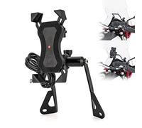 Szwaldaper Soporte de teléfono for Motocicleta, for Moto Guzzi, V85 TT 2019-2020 Soporte para teléfono de Motocicleta(USB Charging B)
