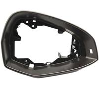 Szwaldaper Tapa de espejo retrovisor lateral, soporte for marco exterior, 8W08572409B9, for A4 B9 y A5 2017-2021 (negro, derecho) Marco del espejo retrovisor(Black-Right)
