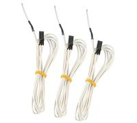 Szwaldaper Termistor Ntc 3950 100K de 3 piezas con cableado 1 metro, para placa base Einsyrambo, para Prusa I3 MK2S/MK3 3D Sensor de temperatura del termistor de la impresora 3D