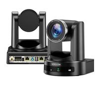 SZXLCOM Cámara PTZ 4K con zoom óptico de 20X con HDMI SDI USB3.0 RJ45, cámara web de transmisión en vivo, cámara de sala de conferencias PTZ para servicios de iglesia, eventos de adoración, vMix, OBS