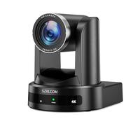 SZXLCOM Cámara PTZ 4K para sala de conferencias e iglesia, zoom óptico 20X, HDMI SDI USB LAN, cámara de seguimiento automático AI para transmisión en vivo