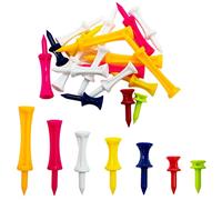 SZXMDKH Camisetas de golf de plástico, 70 piezas de tamaños mixtos Castle Golf Tees, camisetas de golf duraderas de invierno pequeñas camisetas de castillo en varios colores (5 mm, 59 mm, 70 mm)