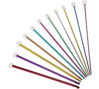 SZXMDKH Juego de ganchos de ganchillo tunecinos de aluminio multicolor, 11pcs de 2 mm-8 mm, para principiantes y