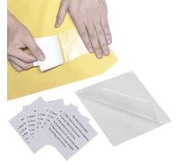SZXMDKH Kit de reparación de tienda de campaña, 10 parches de reparación de cama de aire, cinta transparente impermeable para reparación de pinchazos, toldos, piscinas inflables, cenadores (7 x 7 cm)