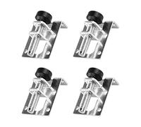 SZXMDKH Nivelador de muebles resistente, 4 piezas, nivelador de patas de muebles, M10, pies niveladores ajustables para mesas, estanterías, armarios, encimeras con tuercas de bloqueo