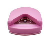 SZXMDKH Punzón redondeador de 4 mm, color azul, mini perforador redondo portátil para hacer tarjetas, fotos, proyectos de manualidades, tarjetas, laminado, álbumes de recortes, color rosa