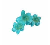SZYDD 3 pinzas grandes de Frangipani en forma de flores coloridas para mujeres jóvenes, coleta de caballo, exquisitas pinzas para el pelo para el cuidado de la piel de las mujeres y accesorios de
