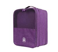 SZYDD Bolsa de almacenamiento de zapatos de viaje, bolsa de almacenamiento duradera para zapatos, adecuada para viajes, puede contener hasta 3 pares de zapatos, impermeable, práctica bolsa para