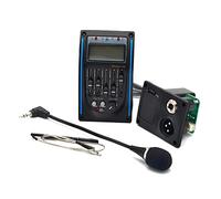 SZYDD LC-5 - Guitarra acústica de 5 bandas, pastilla piezoeléctrica EQ, preamplificador, sintonizador LCD, sistema ecualizador de pastilla piezoeléctrica con micrófono y visualización LCD