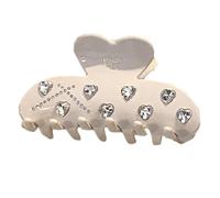 SZYDD Love Handle - Pinza para el pelo con forma de corazón con forma de diamante, clip de garra, diadema para el cabello, accesorios para el cabello para mujeres y niñas, ácido acético