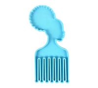 SZYDD Molde de resina epoxi hecho a mano con forma de cabeza africana para hombres y mujeres