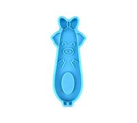 SZYDD Moldes para el pelo de animales, moldes de fundición para horquillas para el pelo, molde de resina epoxi de silicona, molde de pasador de cristal epoxi