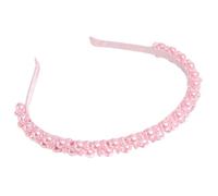 SZYDD Temperamento de color sólido, diadema de perlas de alta gama, elegantes accesorios para el cabello para mujer, diadema, detalles de perlas de imitación, diadema de moda, diadema de mujer con