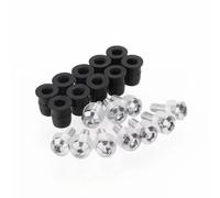 SZYNBQ Tornillos para Moto Compatible con África para Twin para CRF1100L para CRF1000L para XRV750 Parabrisas De Motocicleta Perno De Carenado Tuercas De Tornillo Tornillo De Motocicleta(Silver)