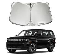 SZYUCHEN Parasol para parabrisas de coche compatible con Hyundai Santa Fe 2025 2024 2023 2022-2013 SE SEL Limited SEL Plus accesorios, visera plegable para ventana delantera de coche