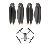 SZZCNOX 4 hélices de liberación rápida para DJI Mavic 4 Pro, cuchillas de repuesto de hélice de bajo ruido, 2 pares de alas plegables 1158F para DJI Mavic 4 Pro Drone accesorios (naranja)