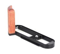 SZZCNOX Agarre de mano en forma de L para cámara digital Leica Q3/Q3 43/Q3 monocrom/Q2, soporte seguro de metal para Leica Q3 Series, placa de liberación rápida integrada para Arca (negro, palisandro)