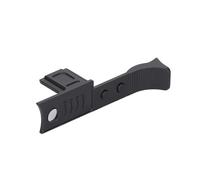 SZZCNOX Agarre de metal para Leica Q3 Q2, agarre de mano con protector de tapa de zapata caliente para accesorios de cámara Leica Q3/Q2, mejor equilibrio y agarre seguro cómodo (negro)