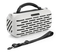 SZZCNOX Funda de silicona para altavoz portátil Bose SoundLink Max, funda protectora suave con correa para el hombro para Bose SoundLink Max Audio (gris)