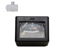 SZZCNOX Visor óptico externo de nivel de cintura para cámara, visor óptico de nivel de cintura de 28 mm, con marco de 35/50 o marco de 40, pie de bota izquierdo y desplazamiento derecho ajustable
