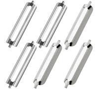 SZZETK 6 Piezas Cuchilla de Reemplazo con Pelado, Para Reemplazo de Cuchilla de Pelado de Cocina, Valles de Seguridad Hojas de Reemplazo Para Espárragos Peelers Hoja de Reemplazo de Tupperware