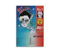 szzmyo Grimes - Póster de ángeles artísticos, póster decorativo de lienzo moderno y estético, póster decorativo para dormitorio, sala de estar, póster de 30 x 45 cm, estilo sin marco