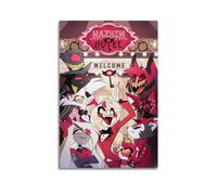 szzmyo Hazbin Hotel - Póster decorativo de anime, pintura moderna y estética, lienzo para dormitorio, sala de estar, póster decorativo de 40 x 60 cm, estilo sin marco