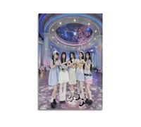 Szzmyo ILLIT - Póster decorativo moderno en lienzo estético de 30 x 45 cm, estilo sin marco, para sala de estar, dormitorio, baño, aula, pasillo, oficina