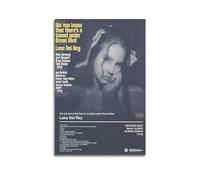 Szzmyo Lana Posters Del Rey Did You Know - Póster decorativo para dormitorio, sala de estar, 40 x 60 cm, estilo sin marco