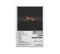 Szzmyo Madison Beer Life Support Álbum Póster decorativo pintura estética moderna lienzo póster arte dormitorio sala decoración póster 16 x 24 pulgadas (40 x 60 cm) sin marco