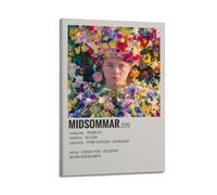 szzmyo Midsommar - Póster decorativo de la película con pintura moderna y estética, póster decorativo para dormitorio, sala de estar, 60 x 90 cm, estilo marco
