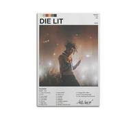 szzmyo Playboi Carti Die Lit - Póster decorativo de lienzo moderno y estético para dormitorio, decoración de sala de estar, póster de 20 x 30 cm, estilo sin marco
