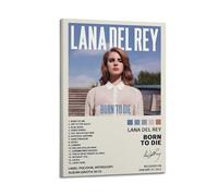 Szzmyo Póster de Lana Del Rey 'Born to Die' - Cuadro Decorativo Moderno y Estético - Lienzo para Dormitorio y Sala de Estar - 20 x 30 cm