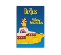 Szzmyo Póster de película de submarino amarillo, pintura decorativa moderna y estética, póster de lienzo para dormitorio, sala de estar, póster decorativo de 30 x 45 cm, estilo sin marco