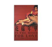 Szzmyo Póster de película in The Mood for Love, pintura decorativa moderna y estética, lienzo para dormitorio, sala de estar, póster decorativo de 60 x 90 cm, estilo sin marco
