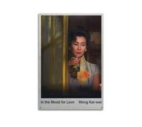 szzmyo Póster de película In The Mood For Love, pintura decorativa moderna y estética, lienzo para dormitorio, sala de estar, póster decorativo de 40 x 60 cm, estilo sin marco