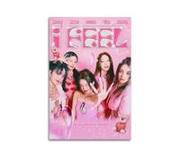 szzmyo Póster decorativo con texto en inglés "I Feel 6th EP" de G I-DLE con la frase en inglés "I Feel 6th EP" (40 x 60 cm), estilo sin marco