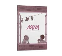 Szzmyo Póster decorativo de anime de Nana con pintura moderna y estética, póster decorativo para dormitorio, sala de estar, póster de 30 x 45 cm, estilo marco