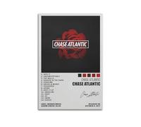 Szzmyo Póster decorativo de Chase Atlantic con diseño moderno y estético en lienzo, para dormitorio, sala de estar, 20 x 30 cm, estilo sin marco