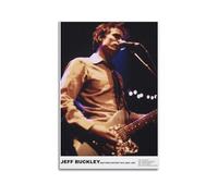 Szzmyo Póster decorativo de guitarra de Jeff Buckley, pintura moderna y estética, póster de lienzo para dormitorio, decoración de sala de estar, póster de 30 x 45 cm, estilo sin marco