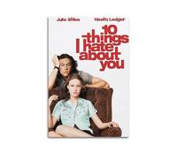 Szzmyo Póster decorativo de la película 10 Things I Hate About You, pintura moderna y estética, póster decorativo para dormitorio, sala de estar, póster de 30 x 45 cm, estilo sin marco